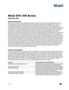 Mobil SHC 500 Series