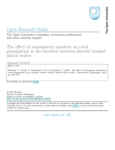 Open Research Online The effect of atmospheric moisture on crack