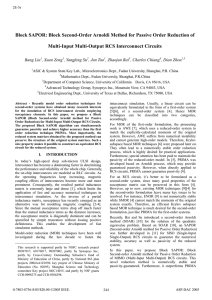 Block SAPOR: Block Second-Order Arnoldi Method for Passive