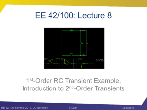 Second-order transient circuits
