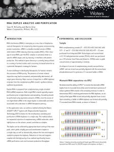 RNAi Duplex Analysis and Purification