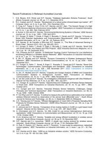 Recent Publications in Refereed Accredited Journals