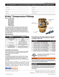 R-flex™ Compression Fittings