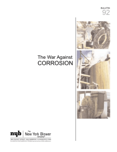 War Against Corrosion - New York Blower Company