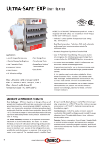 Ultra-Safe™ EXP Unit Heater
