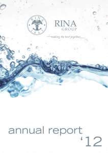 annual report - Maritime CSR