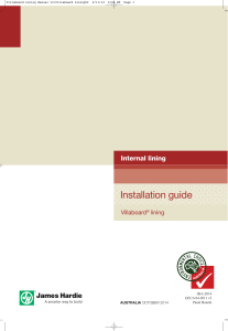 Internal Villaboard® installation guide