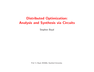 Distributed optimization via circuits