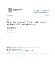 New Labor in New York - DigitalCommons@ILR