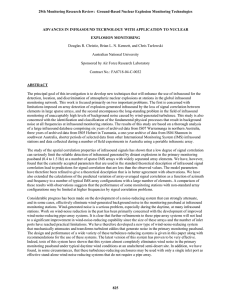 Advances in Infrasound Technology with Application to Nuclear