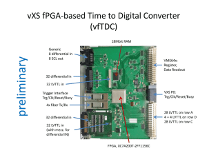 vXS fPGA-based Time to Digital Converter (vfTDC)