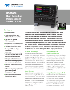 HDO8000 High Definition Oscilloscopes