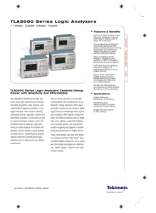 Tektronix: Products > TLA5000 Series Logic Analyzers TLA5201