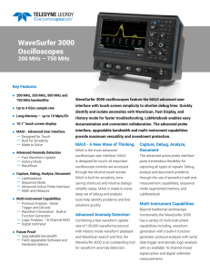 WaveSurfer 3000 Oscilloscopes
