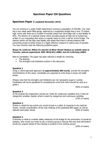 Specimen Paper IIA Questions