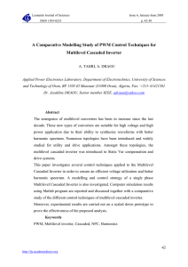 A Comparative Modelling Study of PWM Control Techniques for