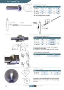 Stainless Steel Wire Rope Fittings Misc