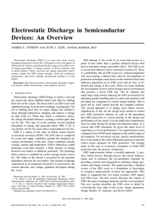 Electrostatic Discharge In Semiconductor Devices