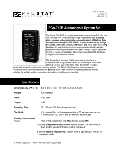 PGA-710B Autoanalysis System Set