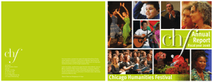 Annual Report - Chicago Humanities Festival