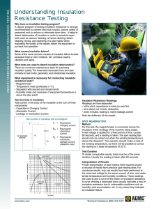 Understanding Insulation Resistance Testing