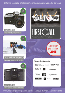 the 28 page Firstcall Spring 2015 Catalogue Update