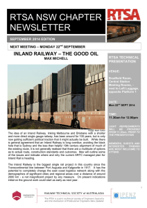 RTSA NSW CHAPTER NEWSLETTER