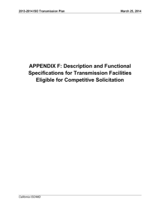 APPENDIX F: Description and Functional