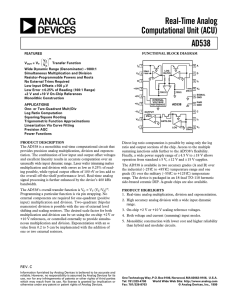 AD538 data sheet