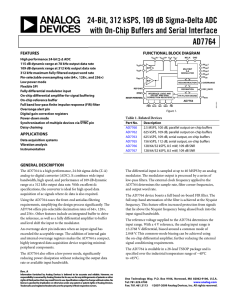 AD7764 (Rev. A) Data Sheet