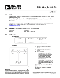 This specification documents the detail