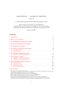 algorithm2e.sty — package for algorithms