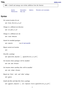 net - Stata