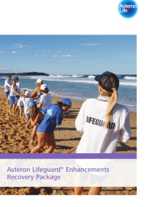 Asteron Lifeguard® Enhancements Recovery Package