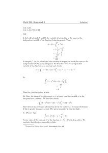 Math 222: Homework 1