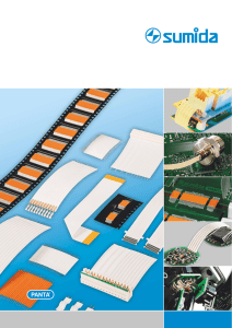 PANTA flexible flat cables (FFC) - flat copper conductors of various