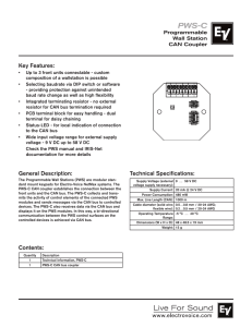 PWS-C Engineering Data Sheet 368 KB - Electro