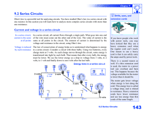 9.2 Series Circuits