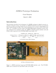 AD9054 Prototype Evaluation