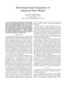 Knowledge-based Integration of Industrial Plant Models
