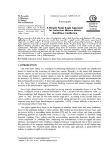 A Simple Fuzzy Logic Approach for Induction Motors