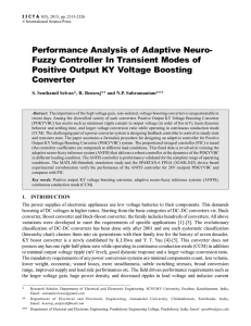 Performance Analysis of Adaptive Neuro