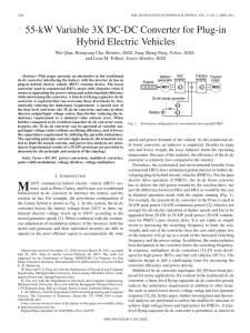 55-kW Variable 3X DC-DC Converter for Plug