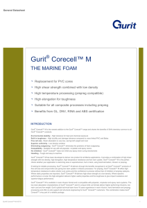 DATASHEET / Gurit® Corecell™ M