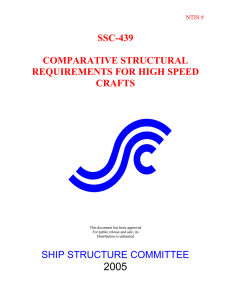 ssc-439 comparative structural requirements for high speed crafts