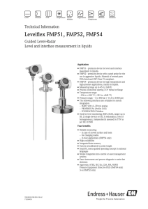 Levelflex FMP51, FMP52, FMP54