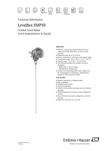 Levelflex FMP50 - Access Instrumentation