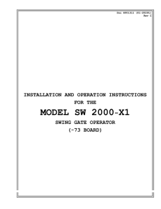 SW2000 Manual With X1 (73) Board
