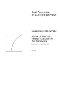 Review of the Credit Valuation Adjustment Risk Framework