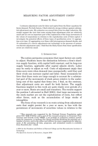 Measuring Factor Adjustment Costs